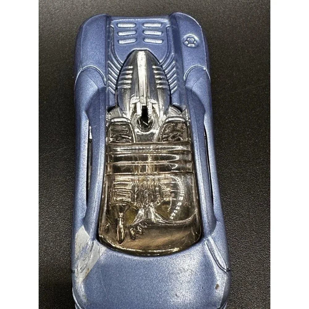 Hot Wheels 2002 First Editions Backdraft Diecast Toy Car Blue 1/64 Malaysia READ